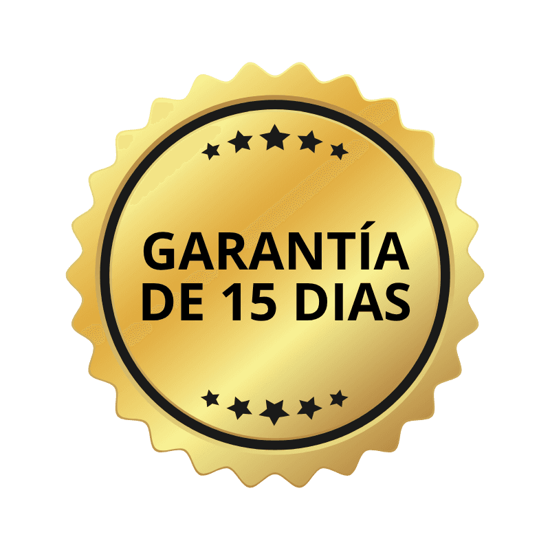 Garantía de 15 días